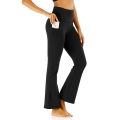 SisDaPk: Bell bottom Tights for girls full length leggings for women high waist Stretchable 2 Side Pocket with 5 inch belt trouser for Ladies Black, Blue and Gray comfortable Lycra wide leg flared Trousers for Sports gym tights Best fit for Yoga. 
