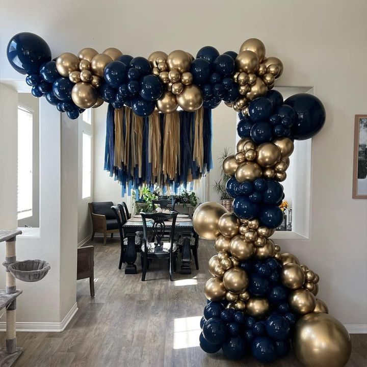 20 pcs 9 inch Matte Navy Blue Balloons without shinny for use birthday Backdrop Dull navy blue balloon Party Decorations for Birthday Wedding Baby Shower Anniversary Graduation Engagement matte balloon