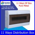 11 Ways Pure ABS and Smoke Glass Metal Base DP Box Surface Mounted Circuit Breaker Electric Distribution Protection Box   DB box for Solar & electric Breakers Best quality | breaker box. 