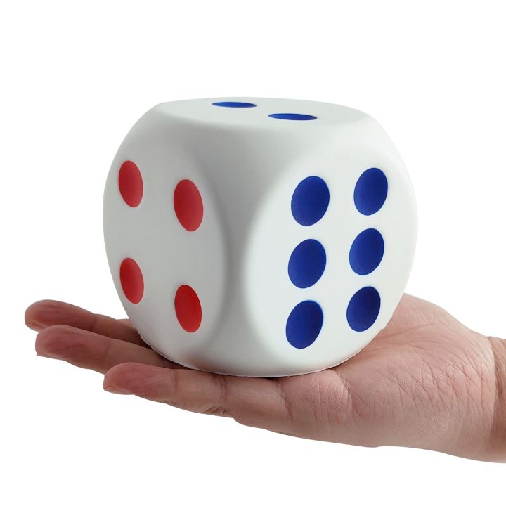 Funny Squee Dice Stress Ball, Foam Dice Squishies Toys for Kids