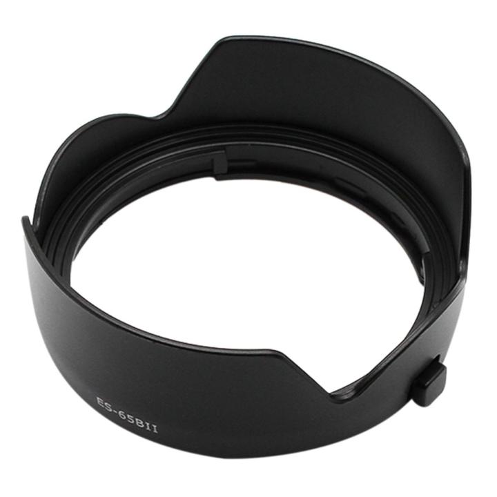 ARELENE ES-65B Reversible Lens Hood Anti-Reflective Hood Lens for Canon RF 50mm F1.8 STM Camera Lens Hood