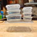 Thumb Lock Plastic Food Storage Container Set Pack of 7 Airtight Boxes Small to Large Sizes. 