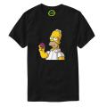 Vagile The Simpsons - Donut - Homer Simpson Mens Women T-Shirt Funny. 