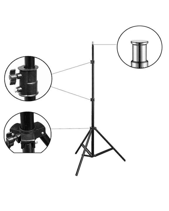 Lighting Stand For Studio Light With Spring Suspension System