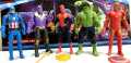 Avengers Endgame Action Figures Super Heroes Spiderman Hulk Iron Man Hulk Captain America- 5 Figures Set For Kids. 
