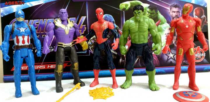 Avengers%20Endgame%20Action%20Figures%20Super%20Heroes%20Spiderman%20Hulk%20Iron%20Man%20Hulk%20Captain%20America-%205%20Figures%20Set%20For%20Kids%20-%20Image%202