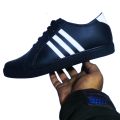 Latest 2025 Trendy casual Black sneaker,Light weight fashion sheos black lace running walking shoes. 