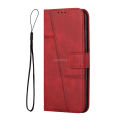 Vantime for Samsung Galaxy A34 5G Retro PU Leather Wallet Case Flip Clasp Stand Cards Holder Casing. 