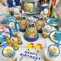 Pokemon Pikachu Birthday Party Decoration Pokemon Theme Tableware Plate Cup Cake Per Boy Girl Birthday Party. 