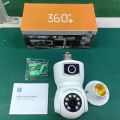 4MP V380pro/Yoosee/iCam365 APP Dual Lens E27 Lamp Head Socket Full Color Wireless PTZ IP Dome Camera Security CCTV Baby Monitor. 