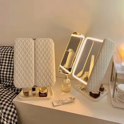 LED Folding Makeup Mirror