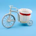 Floral cycle Gift With Basket Best For Home decoration Perfect Additions To Wedding Flowers Bouquets Festival Decor Occasion Decor Birthday Decoration Anniversary Wedding Gift Birthday Mother's Day Father's Day Eid Party Karva Chauth Holi Easter. 
