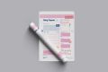 Daily Planner Tare Off 100 Pages A5 Size. 