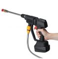 WIRELESS Rechargeable Car Washer AC Cleaner Metal Portable Wireless Tile Washer Alge Remover Stain Cleaner Dirt Remover Adjustable High Pressure Washer Nozzle Car Water Spray Wash Garden Tool Hose Nozzle High Pressure Water Spray Sprayer Garden Auto Car. 