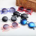 Cute Red Cartoon Kids Sunglasses Girls Pink Purple White Children Glasses Baby Boys Round Eyeglasses Party Outdoor Eyewear. 