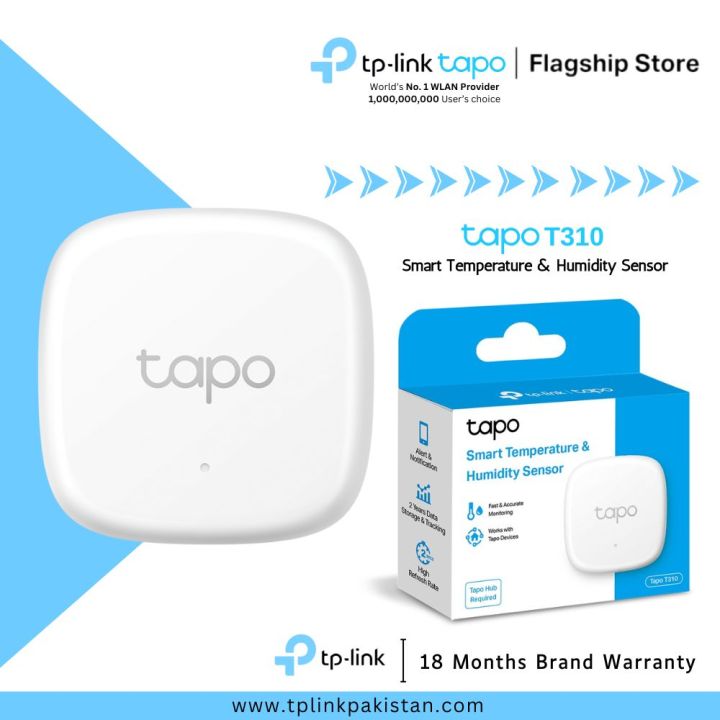 TP-Link Smart Temperature & Humidity Sensor Tapo T310 Smart Temperature & Humidity Sensor - 18 Months Brand Warranty