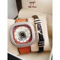 Xmart Seven Friday Style Gents Watch +  Bracelet + Normal box. 