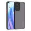 For OPPO Reno 7 Pro 5G - High Quality Matte PC Back Soft TPU Frame Shockproof Color Button with Camera Protection Lens Protection Camera Protective Back Cover Case Pouch For OPPO Reno 7 Pro 5G. 