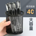 ZOOAIN 2024 Office stationery supplies student pen holder multi-functional desktop storage metal iron mesh pen holder small pen holder storage supplies. 