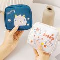 Cute Girls Tampon Cartoon Sundries Bear Coin Pouch Makeup Bag Sanitary Pad Storage Bag Jewelry Organizer. 