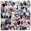 Tokyo Ghoul Anime DIY Sticker Water Proof Decal Vinyl for Car Skateboard, Laptop, Luggage & Guitar – 50 Pieces. 