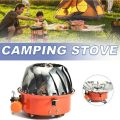 Portable Windproof Camping Stove Gas stainless steel outdoor Stove Camping cooking Stove for BBQ/Fishing, Camping accessories. 