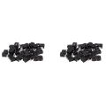 SPDT 3-Pin Micro-Limit Switch-40Pcs Micro-Limit Switch-Black&Silver. 