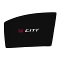 High Quality Honda City 2021-2023 Car Window shades | Sun shades fabric | Car black sun shades window with logo. 