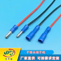Terminal bullet head male and female terminal tube type plug-in spring harness electronic wire. 