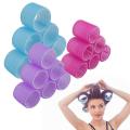 Indonesia Hair Rollers,6 Pack Self Grip Hair Curlers,Rollers for Hair,Salon Hairdressing Curlers for Women,DIY hairstyle ((Large)) Velcro Hair Rollers. 