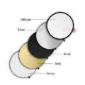 5-In-1 Collapsible Circular Light Reflector Disc. 