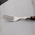 Chef Supreme Quality Steak Fork And Knife with Serrated Blade. 