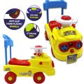 FunBlast Baby Ride Car, Kids Ride On Car for Toddlers, Children Rider & Infant Baby Hop-Hop Sound Car Rider, Suitable for Boys & Girls (1-3 Years) -Multi Color Baby Fun Car Toy With Sound And Storage. 
