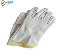 Lotus Home Light colored top layer furniture cowhide short full leather driver's gloves electrician's labor protection for construction sites. 