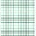 High Quality Inches Graph Notebook - 15 sheets. 