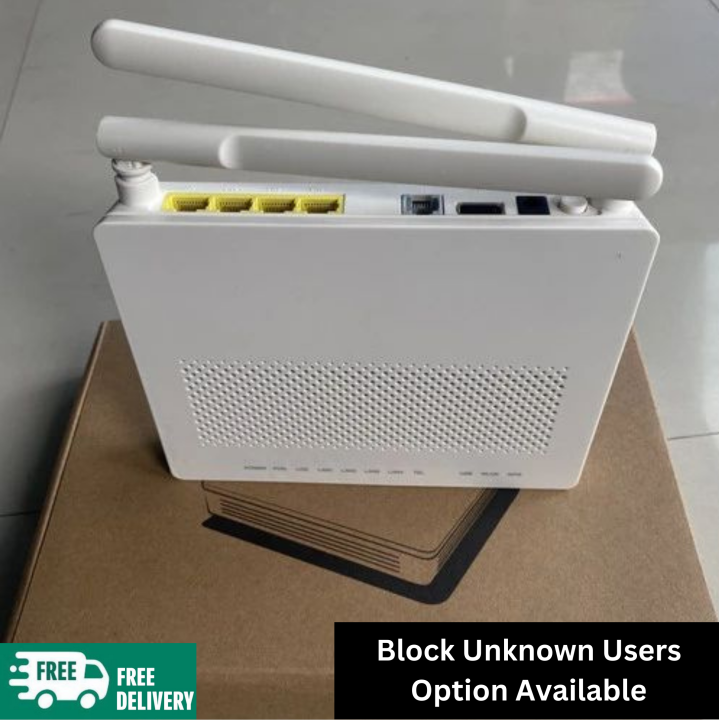 Huawei HG 8546M XPON Fiber Optic Router 5dBi Antinna, xpon fiber router, xpon fiber router 8546, xpon fiber router 8546m, xpon, fiber router, long range antinna, fiber optic router, (Gpon, Epon) Xpon fiber optic router, Huawei fiber optic router