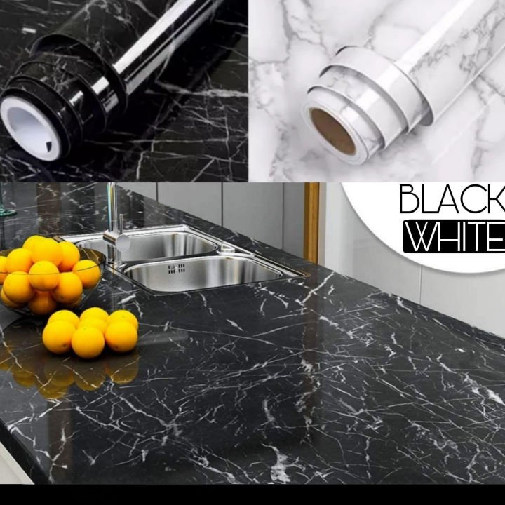 Self Adhesive Sheet - Marble Sheet - Cabinet and Shelf Sheets - Sheets For Kitchen - Water Proof , Anti Oil and Heat Resistant Sheets