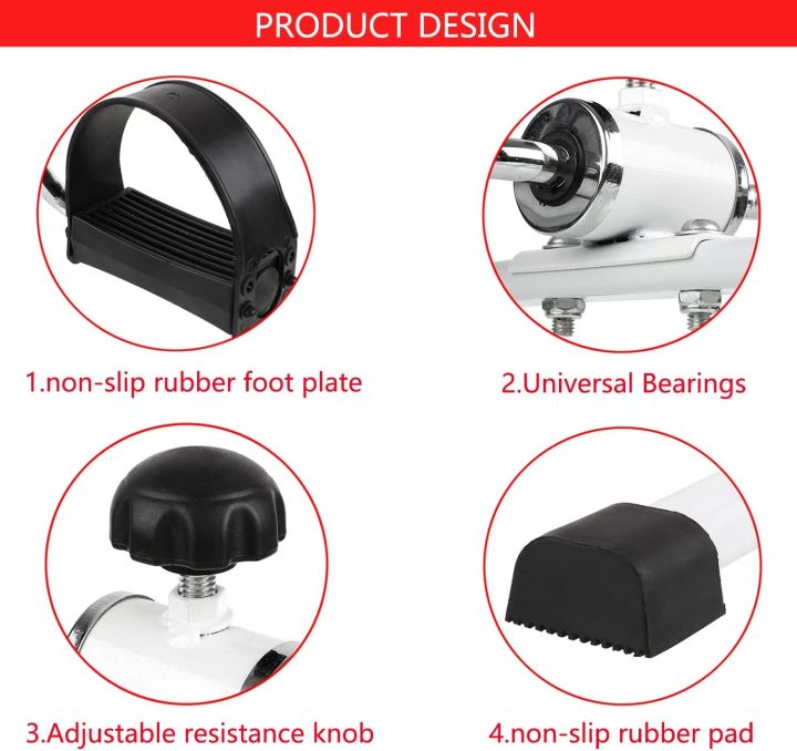 Exerciser%20Leg%20Arm%20Workout%20Machine%20Under%20Desk%20Bike%20Foldable%20Mini%20Bike%20Foot%20Pedal%20Cycle%20-%20White%20-%20Image%204