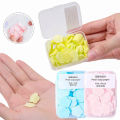 100pcs/box Soap Paper Disposable Bath Hand Washing Travel Foaming Scented Portable Mini Flower Soap Flakes Handwashing Soap. 