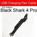 USB Charging Port Dock Charger Plug Connector Board Flex Cable For Xiaomi Black Shark Blackshark 2 3 3 4 Pro Replacement Parts. 