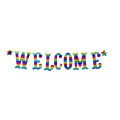WELCOME BUNTING BANNER l WELCOMING HOME PARTY DECOR. 