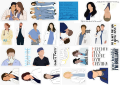 25/50pcs GREY'S ANATOMY sticker pack based on tv series funny sitcom cool cute aesthetic doctor medical medicine ideal for journals guitar skateboards laptops. 