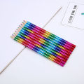 5/10 Pcs/Set Paper Colorful Pencils Writing Stationery for School and Office Supplies Writing and Painting. 