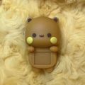 1pc/2pcs Mobile Phone Display Desktop Ornaments Yier Bubu Mobile Phone Ornaments Desk Ornament Cartoon Panda Bubu And Yier Toy Doll 2pcs Computer Display Yier Bubu Anime Figure Mobile Accessories. 