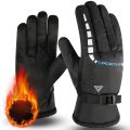 Men Winter Warmfull Finger Gloves Cold Outdoor Running Sports Hiking Skiing Gloves Motorcycle Riding Windproof Thicken Gloves. 