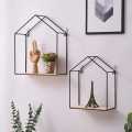 Aesthetic Wall Mounted Hut Style Shelf for Living Room Bedroom Unique Home Decor Decoration Wall Hanging. 