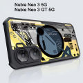 Luxur Phone Casing For ZTE Nubia Neo 3 GT Case Clear Acrylic Fall Prevention Ultra Thin Hard Cover For Nubia Neo 2 Neo 3 5G NO.31. 