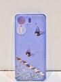 Redmi 13c Girls Back Cover - Luxerey Back Cover - Fancy Flower Butterfly Covers -Redmi 13c Back Cover. 