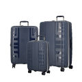 JUMP CROSSLINE Polypropylene (PP) 3pc Set Hardside Expandable Suitcase Trolley Luggage, TSA Lock, 4 Wheels (28, 24 & 20 Inch). 