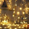 Star Lights,Star String Lights for Bedroom Twinkle Lights LED,20 LED 7 FT LED Star Lights for Xmas Wedding Party Garden Valentine's Day Outdoor Indoor Wall Decors. 